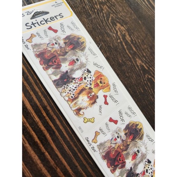 Stickers - Suzy's Zoo SEALED 9615 Dogs 4 Sheets - New, Rare, HTF - Retired 14&28 - Picture 3 of 5